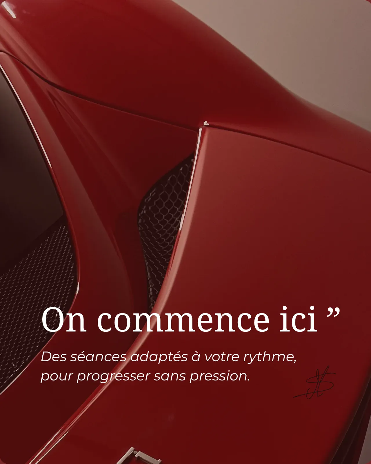 Visuel editorial du coach sportif pour lancer sa communication